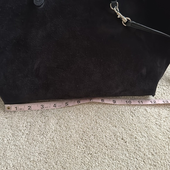 Celine black leather and suede reversible tote - Picture 8 of 16